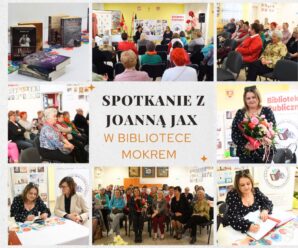 Spotkanie z Joanną Jax w bibliotece w Mokrem