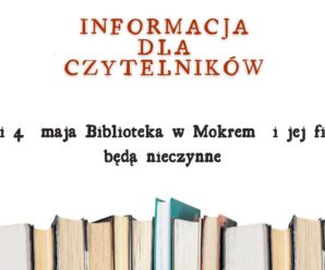 INFORMACJA DLA CZYTELNIKÓW