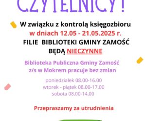 DRODZY CZYTELNICY !