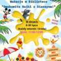 Wakacje w Bibliotece: „Smakowite Bajki z Disneyem!” ￼