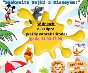 Wakacje w Bibliotece: „Smakowite Bajki z Disneyem!” ￼