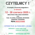 DRODZY CZYTELNICY!