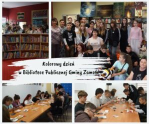 Kolorowy dzień w Bibliotece Publicznej Gminy Zamość