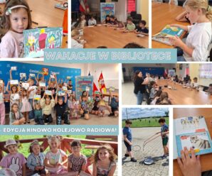 cd. WAKACJE W BIBLIOTECE 2026 — EDYCJA KINOWO KOLEJOWO RADIOWA Wakacyjny Express Wyobraźni ruszył w kolejną podróż!