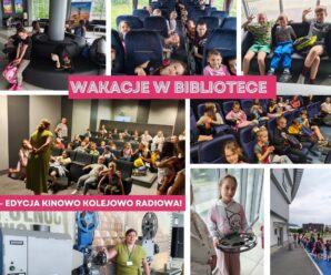 cd. WAKACJE W BIBLIOTECE 2026 — EDYCJA KINOWO-KOLEJOWO-RADIOWA Wakacyjny Express Wyobraźni ruszył w kolejną podróż! 🎬🚂📻