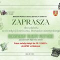 Serdecznie zapraszam  do udziału w  📣 IX edycji konkursu literacko-poetyckiego „Odkrywamy talenty poetyckie”