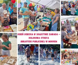 Dzień Dziecka w Sołectwie Zawada – kolorowa strefa Biblioteki Publicznej w Mokrem